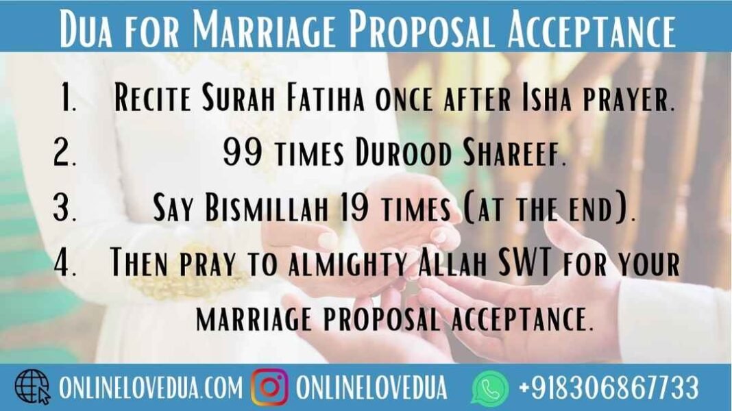 Amazing Dua For Immediate Marriage Proposal Acceptance Online Love Dua