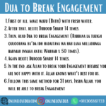 Dua to break someone engagement
