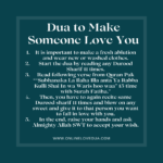 Dua to Make Someone Love You