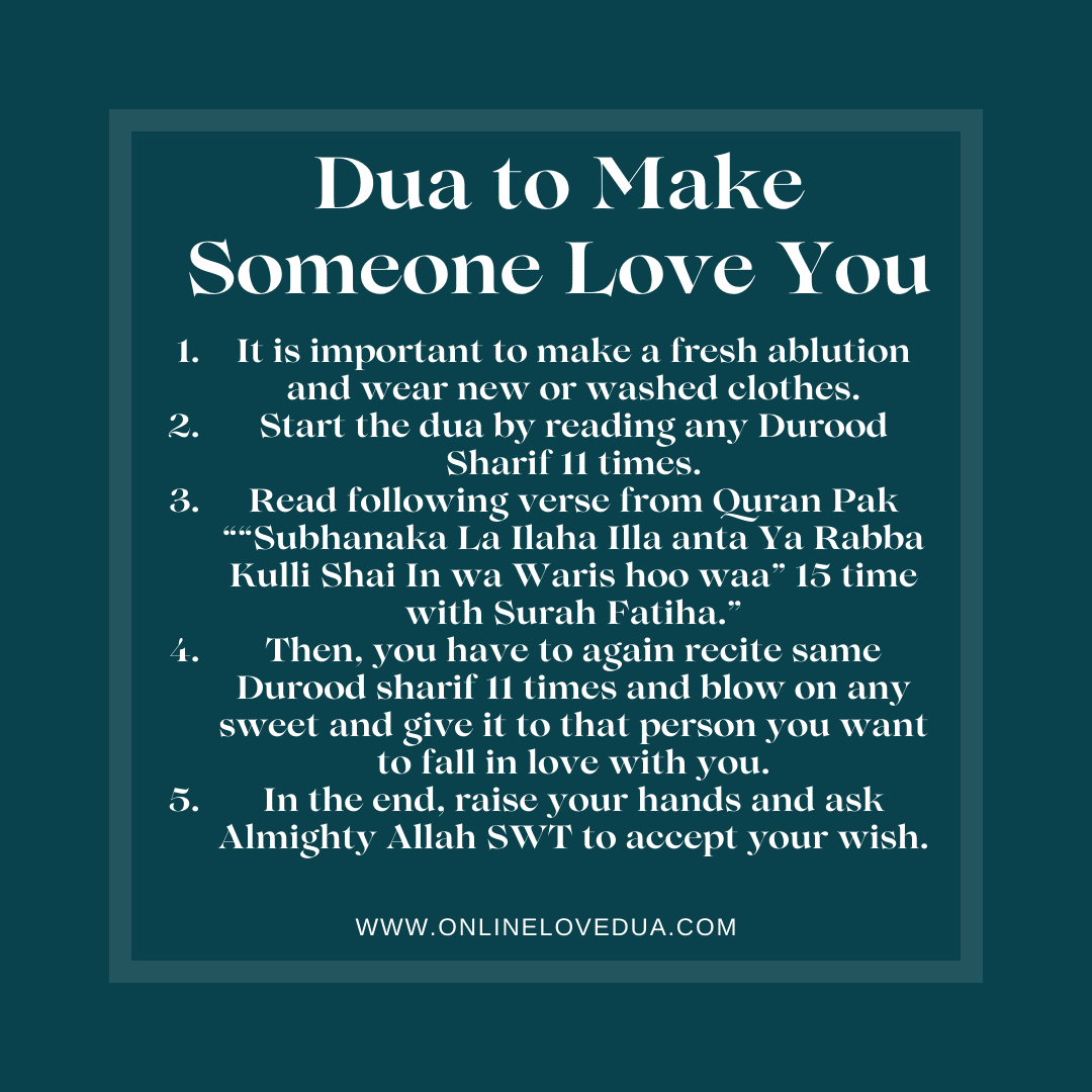 Dua to Make Someone Love You