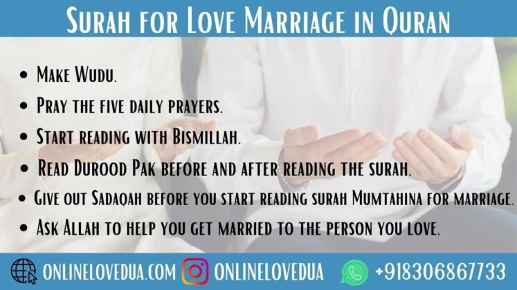 Wazifa For Love Marriage [100% Effective Islamic Method]