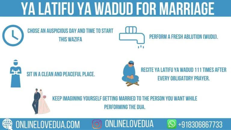 Ya Latifu Ya Wadud: Powerful Wazifa For Love Marriage - Online Love Dua